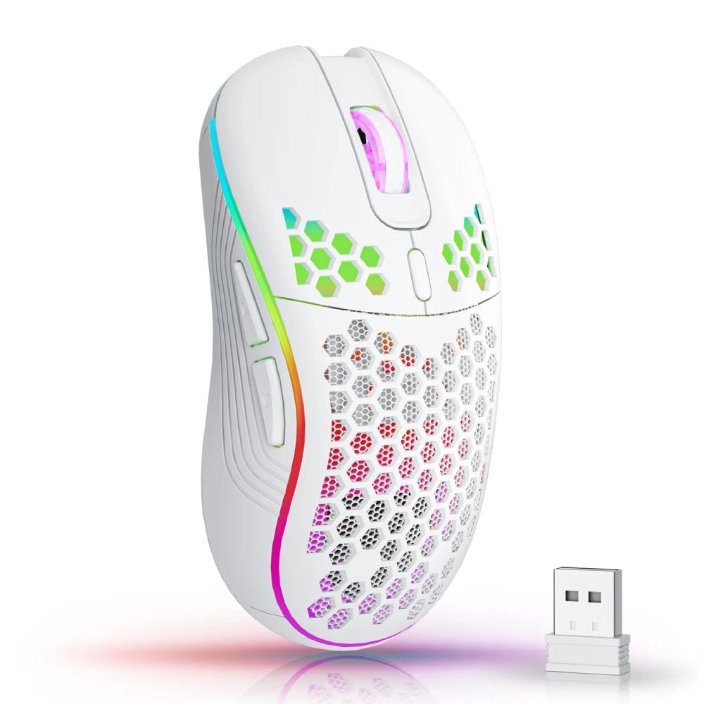 Ratón gaming RGB inalámbrico