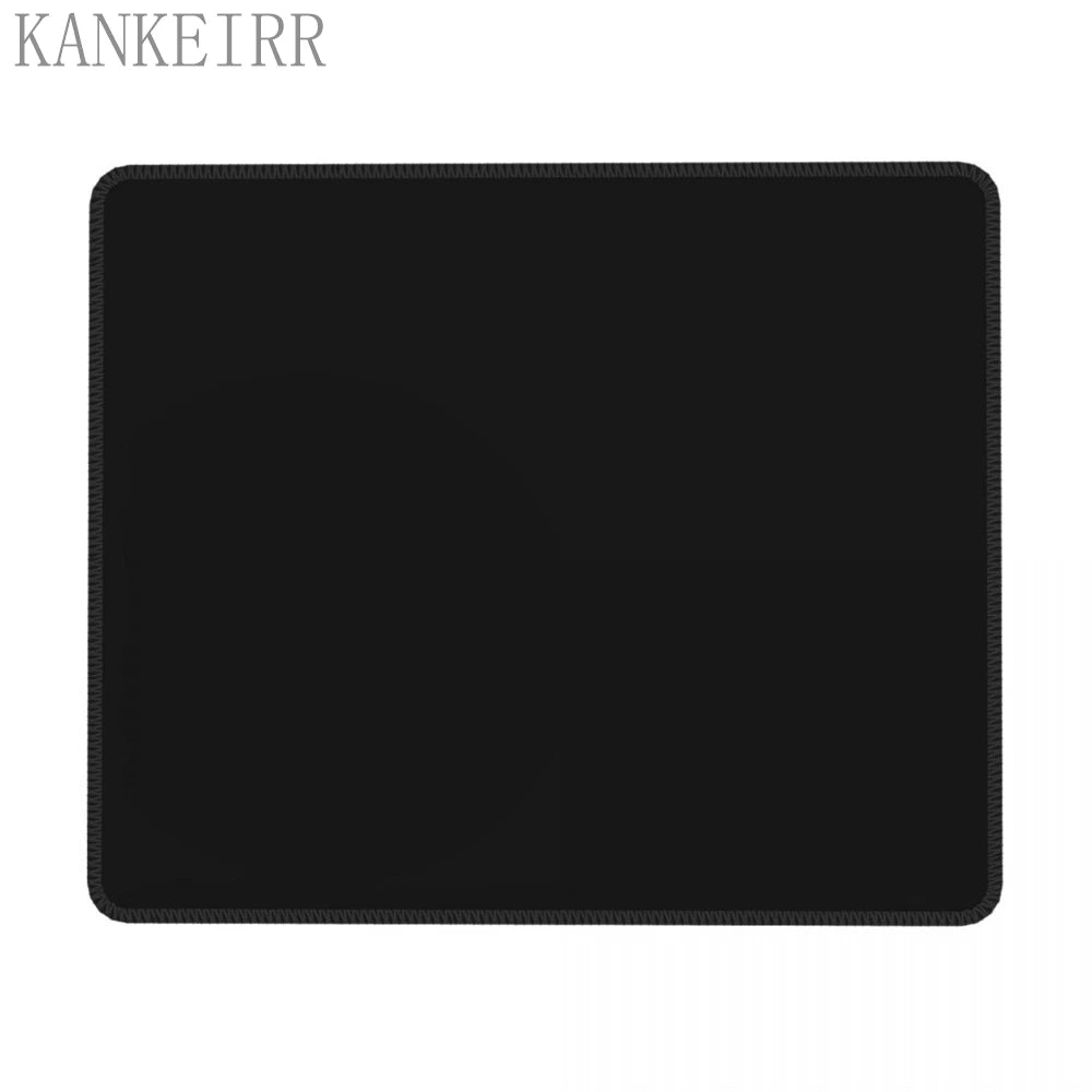 Mouse Pad Gaming Esports Mouse Pad Universal Desktop and Laptop Computer Simple Pure Black Office Rubber Small Anti-Slip Pad