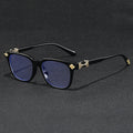 Gafas protectoras de luz azul con adornos.