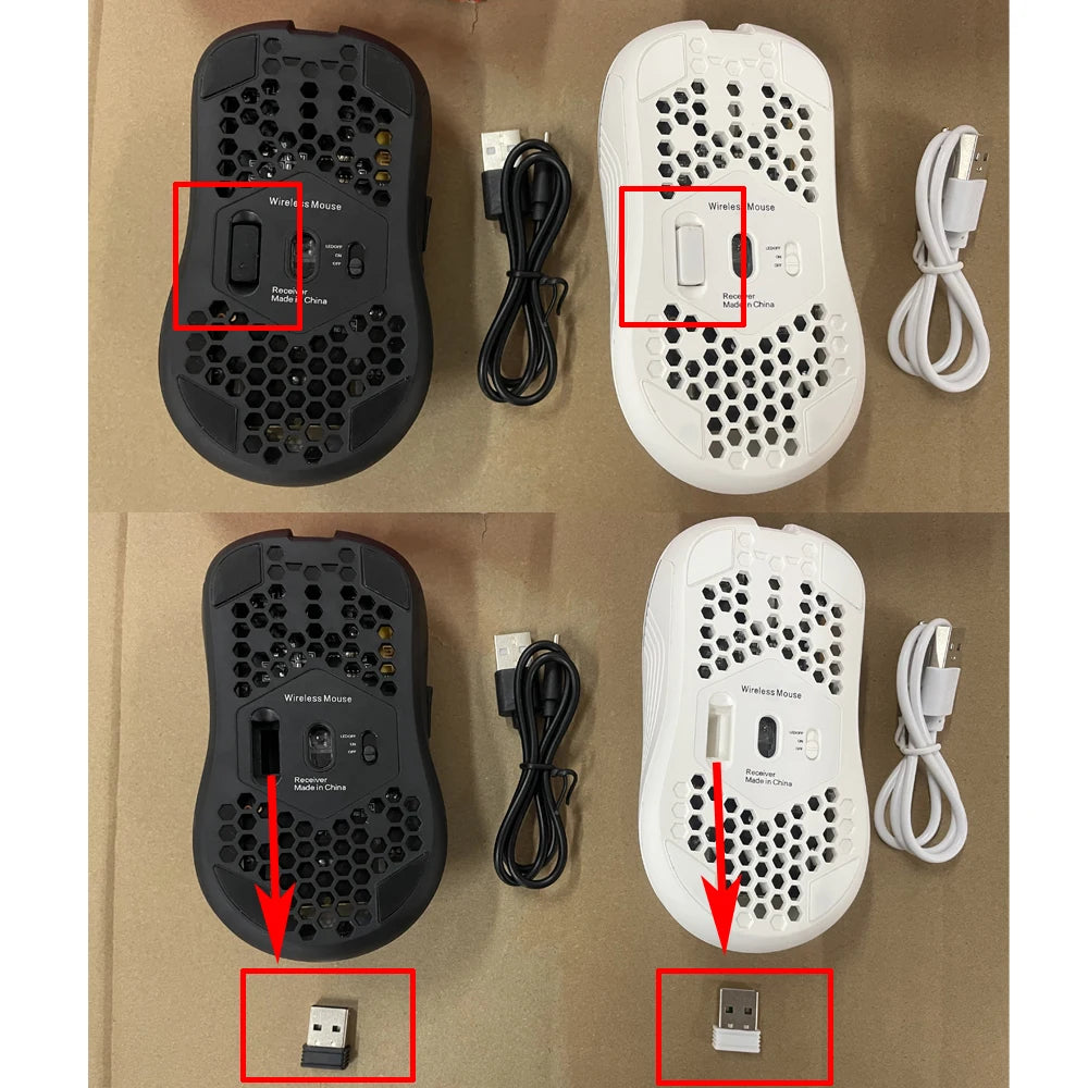 Ratón gaming RGB inalámbrico